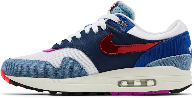 Premium Goods x Nike Air Max 1 '運動紅 校園藍' HM9634-101 Lookbook Premium Goods x Nike Air Max 1 '運動紅 校園藍' HM9634-101