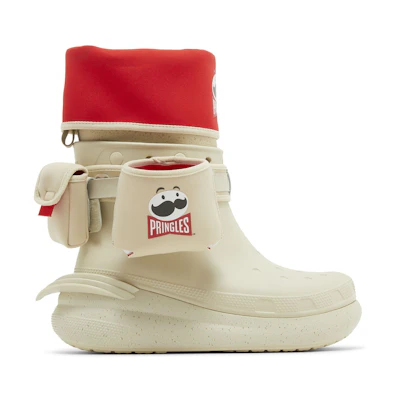 Pringles Crocs Classic Crush Boot 'Bone'