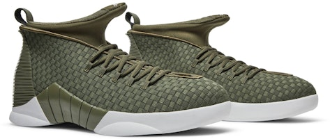 Public School x Air Jordan 15 Retro 'Woven Olive' Sneaker. AO2568-200 Cheap Public School x Air Jordan 15 Retro 'Woven Olive' Sneaker. AO2568-200