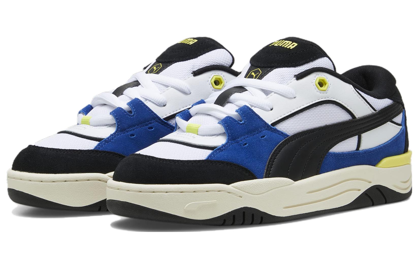 Lookbook PUMA 180 舒適百搭 防滑速乾 低幫 板鞋 男女同款 藍白黑