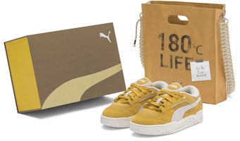Puma 180 Corduroy 'Comfortable Versatile Non-slip Wear-resistant Low Top Unisex Yellow Special Packaging' 396025-04(S-BOX)