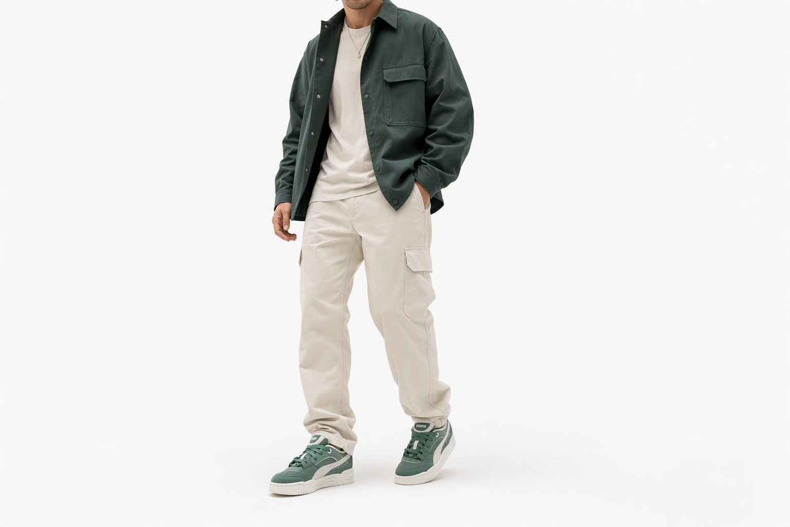 Order Puma 180 Corduroy ''Verde Bianco'' 396025-03