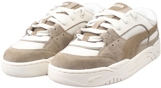 PUMA 180 灣區風燈芯絨 復古休閒 低筒 板鞋 男女同款 白巧色 Lookbook PUMA 180 灣區風燈芯絨 復古休閒 低筒 板鞋 男女同款 白巧色