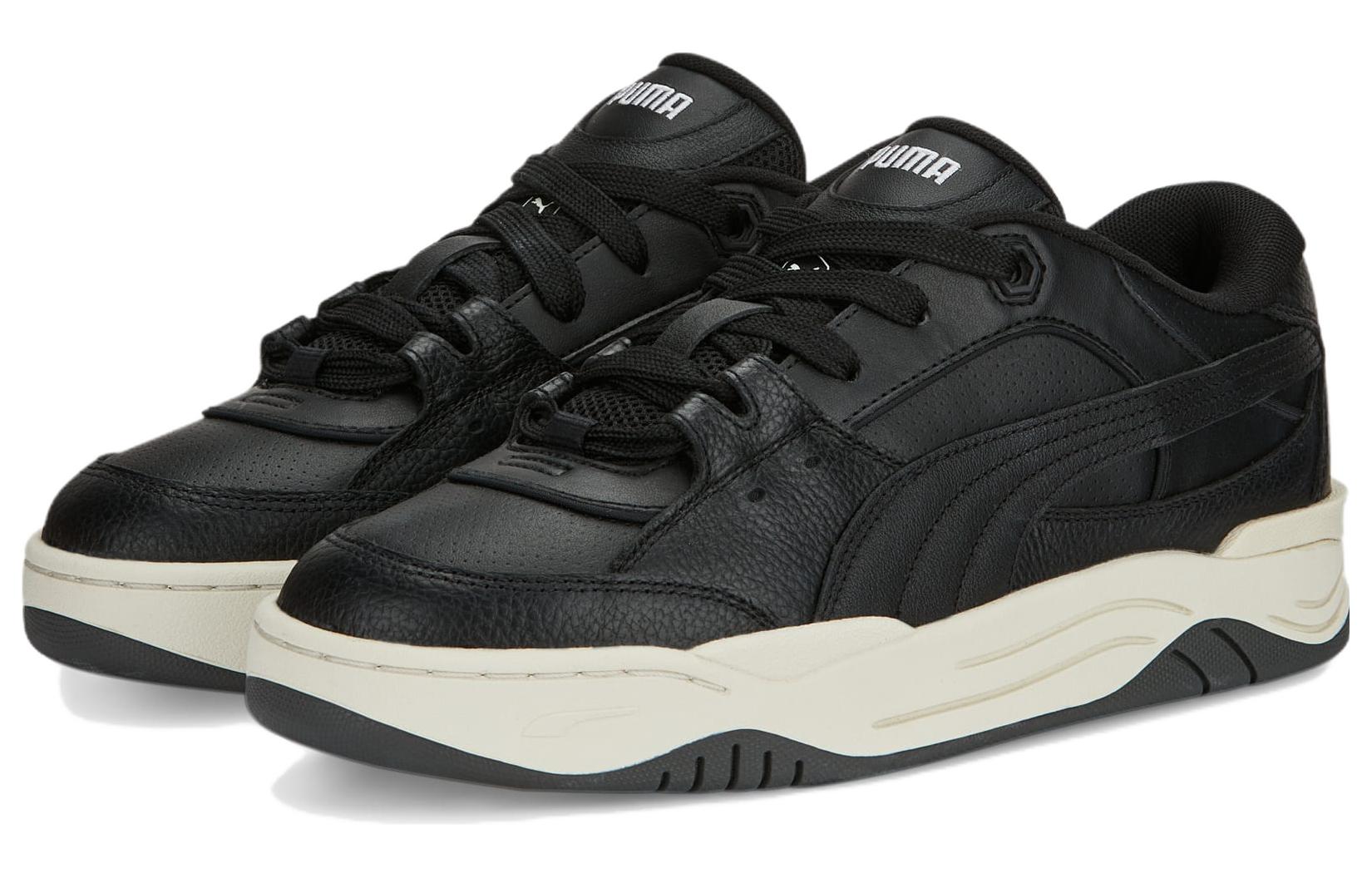 Lookbook プーマ180レザーロー "ブラックベージュ" 391203-01