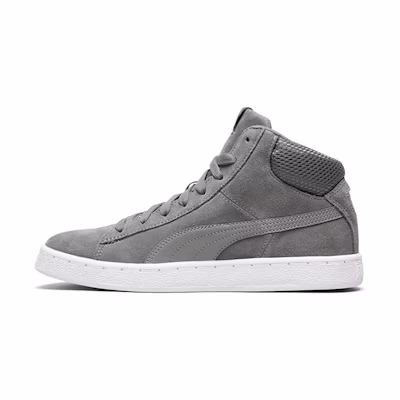 Puma 1948 Mid Grey/White Mid Casual Board Shoes