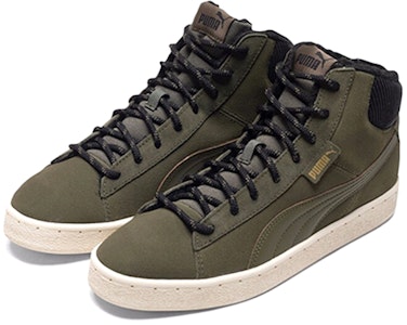 PUMA 1948 中筒 燈芯絨 運動鞋 男女合穿 橄欖綠 Lookbook PUMA 1948 中筒 燈芯絨 運動鞋 男女合穿 橄欖綠