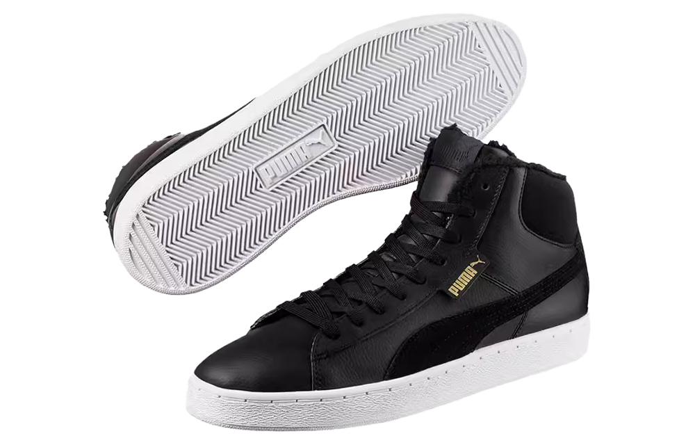 Purchase プーマ 1948 ミッド フリース裏地 スケシュー (黒) 364977-01