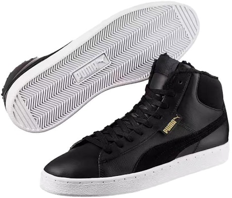 Puma 1948 Mid Lfur Mid-Top Fleece Lined Casual Skate Shoes Unisex Black 364977-01 Purchase Puma 1948 Mid Lfur Mid-Top Fleece Lined Casual Skate Shoes Unisex Black 364977-01