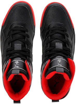 Puma 1DER x Backcourt Mid 'Black Red' 393775-02 Shop Puma 1DER x Backcourt Mid 'Black Red' 393775-02