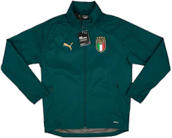 Puma 2019-21 Italy Casual Sports Training Jacket Green 757829-03 Puma 2019-21 Italy Casual Sports Training Jacket Green 757829-03