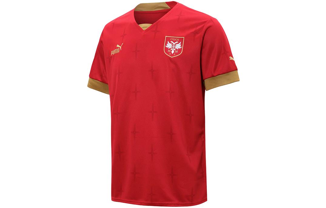 Puma 2022 Serbia Home Fan Jersey Red - Qatar World Cup Edition Football Shirt 765760-01