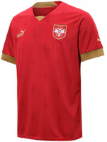 Puma 2022 Serbia Home Fan Jersey Red - Qatar World Cup Edition Football Shirt 765760-01 Puma 2022 Serbia Home Fan Jersey Red - Qatar World Cup Edition Football Shirt 765760-01