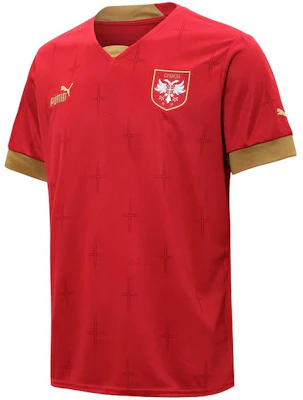Puma 2022 Serbia Home Fan Jersey Red - Qatar World Cup Edition Football Shirt 765760-01 Buy Puma 2022 Serbia Home Fan Jersey Red - Qatar World Cup Edition Football Shirt 765760-01