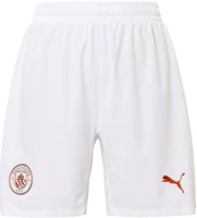 Puma 2023-24 Man City Player Away Logo Elastic Waist Soccer Shorts White Unisex 770478-07 Puma 2023-24 Man City Player Away Logo Elastic Waist Soccer Shorts White Unisex 770478-07