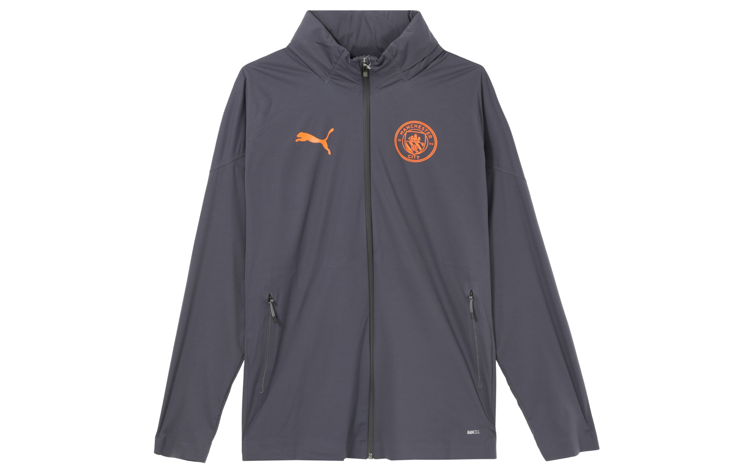 Puma 2023-24 Manchester City Rain Jacket Full-Zip Outerwear 772890-16