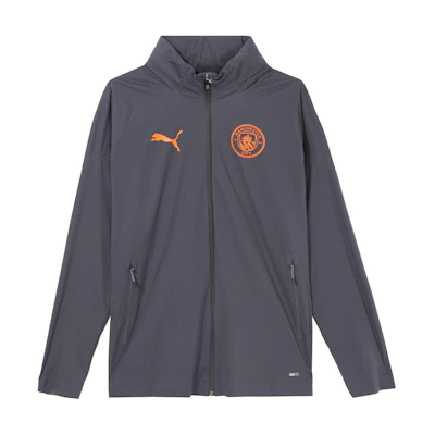 Puma 2023-24 Manchester City Rain Jacket Full-Zip Outerwear 772890-16