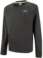 Puma 4 Symbols Cloudspun Sweatshirt Kangaroo Pocket Black/Grey 522686-01 Puma 4 Symbols Cloudspun Sweatshirt Kangaroo Pocket Black/Grey 522686-01