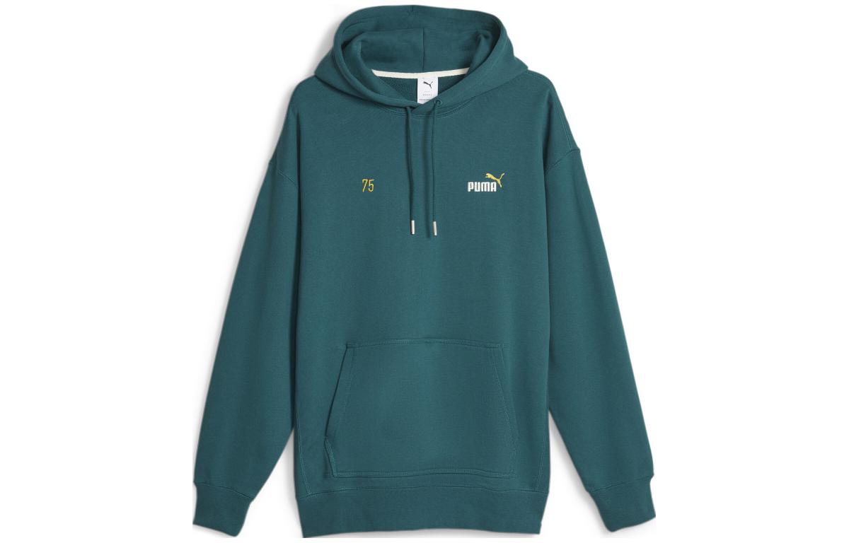 Puma 75th Anniversary No1 Logo Hoodie Green Pullover Sweatshirt 621740-43