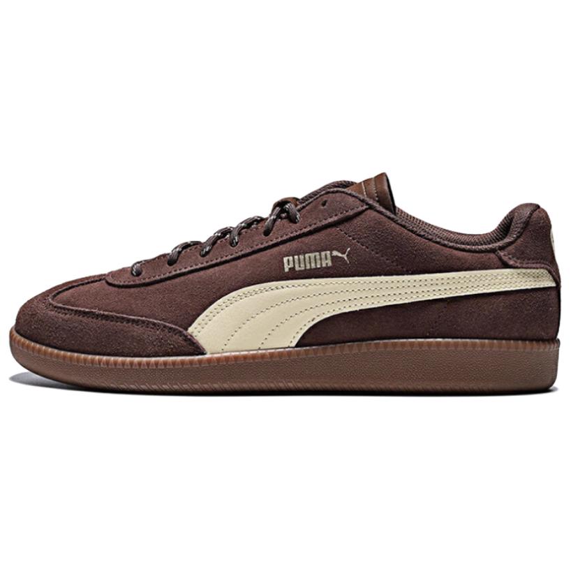 PUMA 9-T Suede Casual Low-Top Shoes Brown Comfortable Classic Style 406756-01