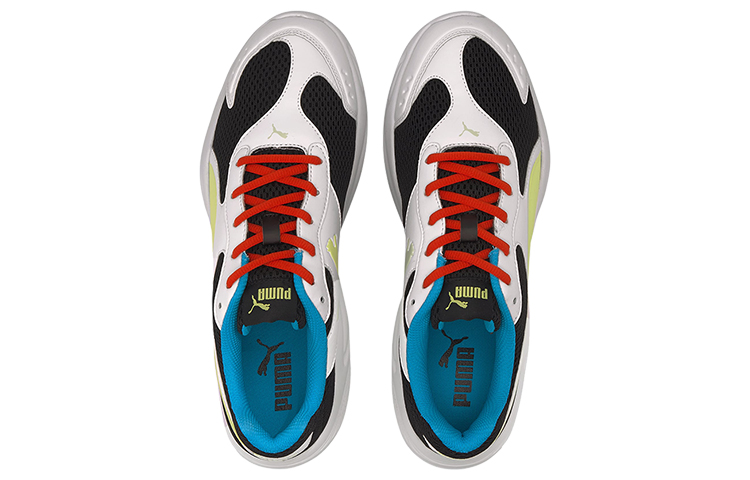 Lookbook Puma 90s Runner ''Schwarz Weiß Gelb'' 372549-09