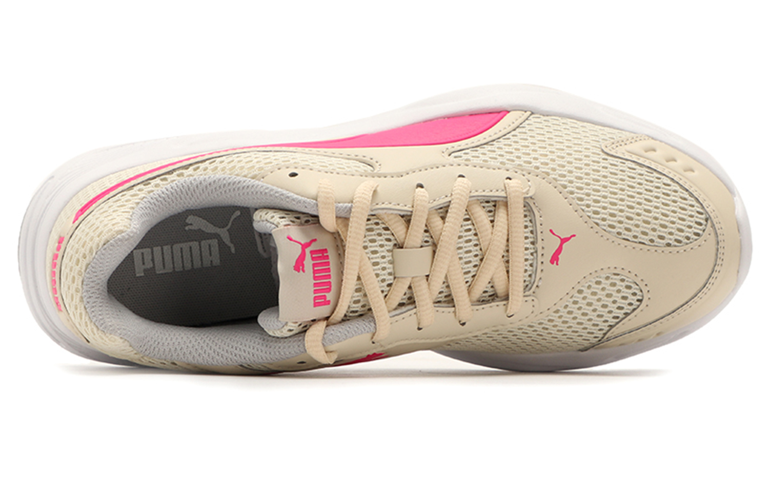 Shop Puma 90s Runner Casual Grijs/Roze 372549-11