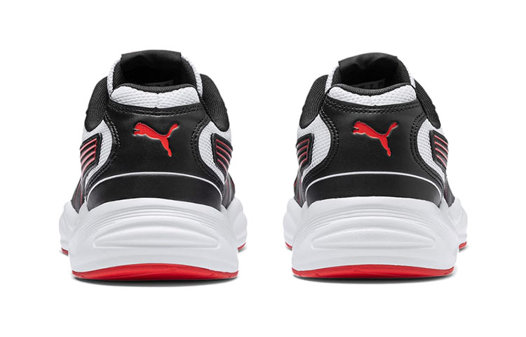 Shop Puma 90s Runner Nu Wave ''Noir Blanc Rouge'' 373017-05