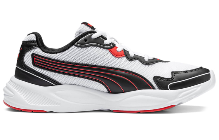 Order Puma 90s Runner Nu Wave ''Wit Zwart Rood'' 382958-05