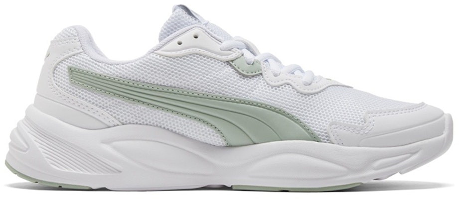 Puma 90s Runner Nu Wave 'White Gray Green' 373017-21 Order Puma 90s Runner Nu Wave 'White Gray Green' 373017-21