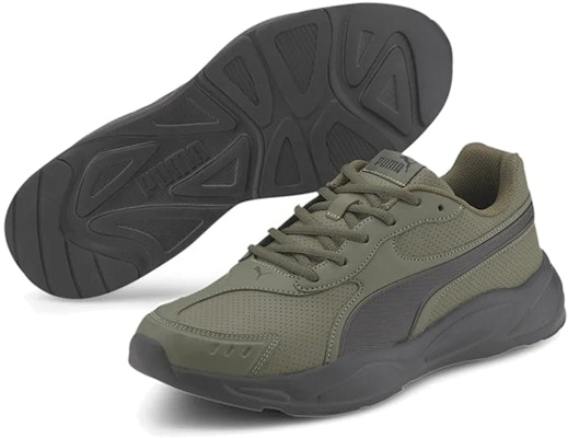 Puma 90s Runner Sl 軍綠黑 低筒跑步鞋 Purchase Puma 90s Runner Sl 軍綠黑 低筒跑步鞋