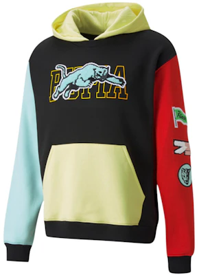 彪马组合刺绣拼色连帽卫衣红色 - 运动服 532102-01 Buy 彪马组合刺绣拼色连帽卫衣红色 - 运动服 532102-01