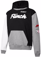 Puma 组合 Hoodie Embroidered Colorblock Knit Pullover - Black 532102-03 Puma 组合 Hoodie Embroidered Colorblock Knit Pullover - Black 532102-03