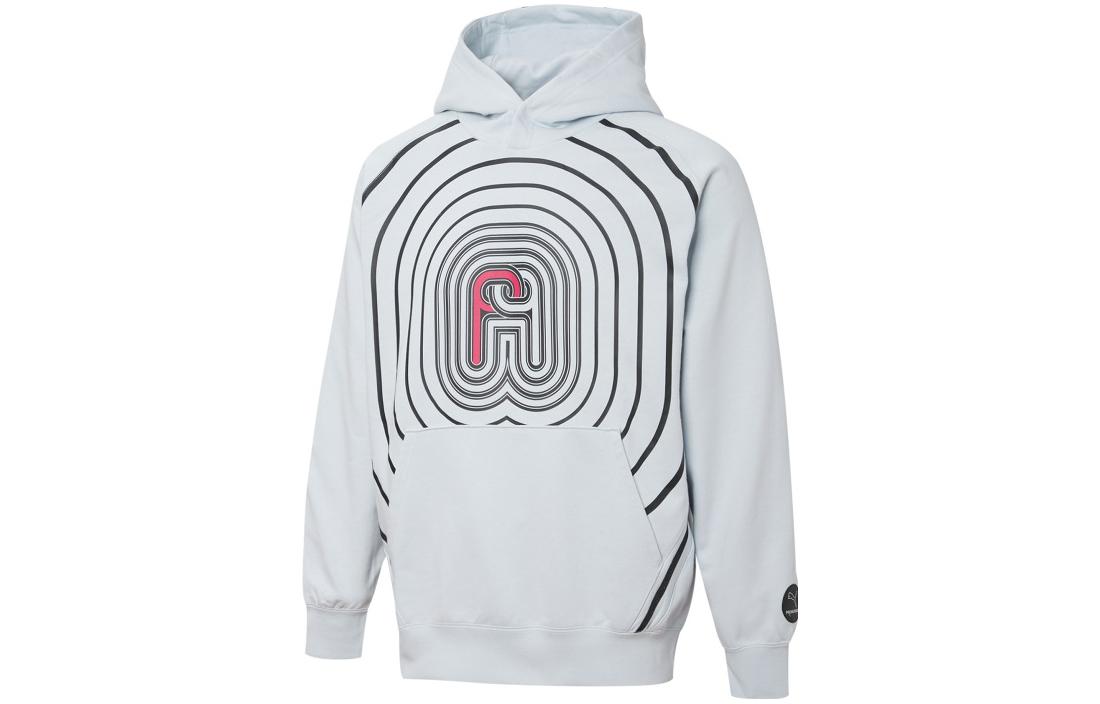 Puma × Pronounce Unisex Light Blue Breathable Hoodie Casual Sportswear 534031-73