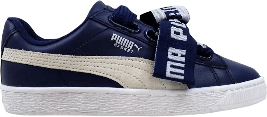 Puma basket top heart blau