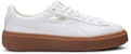 (Women) Puma  Basket Platform Core 'White'  364040-01