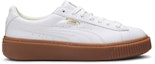 Buy (Women) Puma  Basket Platform Core 'White'  364040-01