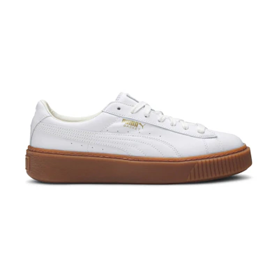 (W) Puma Basket Platform Core 'White'