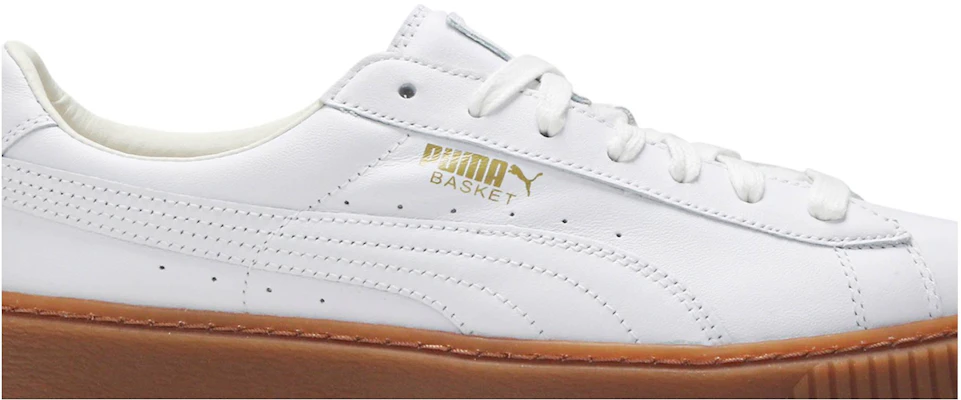 (Women) Puma  Basket Platform Core 'White'  364040-01 Order (Women) Puma  Basket Platform Core 'White'  364040-01