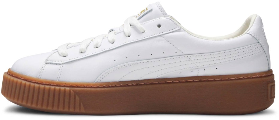 (Women) Puma  Basket Platform Core 'White'  364040-01 Lookbook (Women) Puma  Basket Platform Core 'White'  364040-01