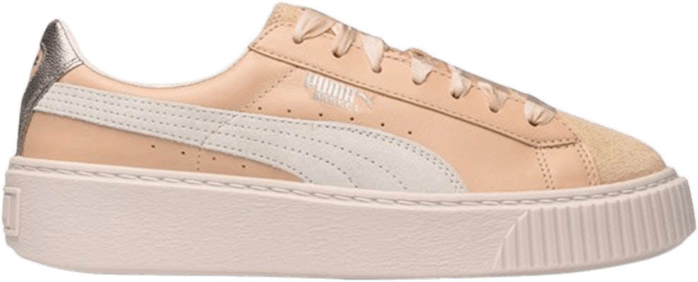 Puma white 2025 basket platform