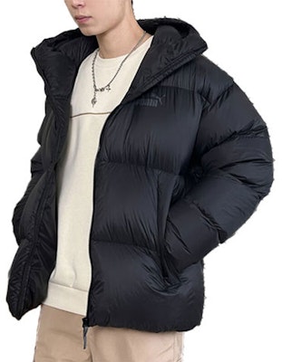 プーマ ブラック フード付きパファージャケット 長袖 サーマルコート. 678334-01 Lookbook プーマ ブラック フード付きパファージャケット 長袖 サーマルコート. 678334-01