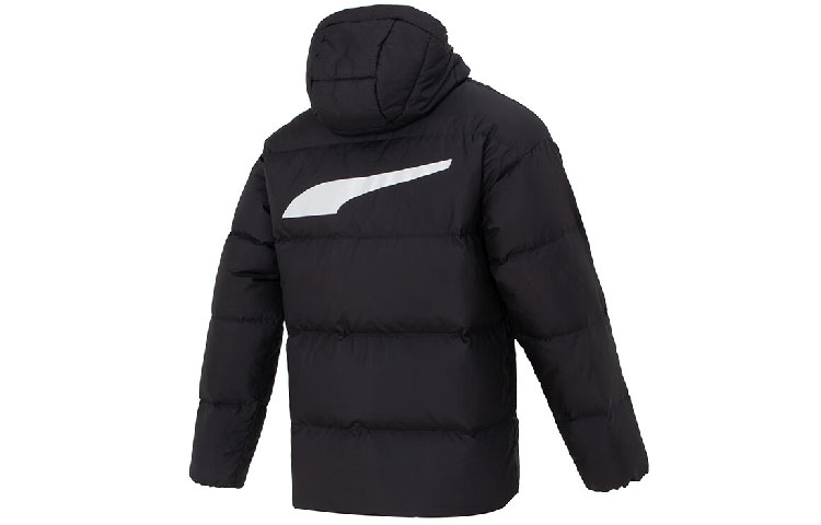 Lookbook プーマ ブラック 無地 ダウンジャケット フーディー カジュアル 長袖コート 624529-01