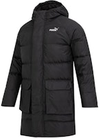 PUMA Das Long Down Jacket Black - Warm Windproof Casual Winter Coat 674641-01 PUMA Das Long Down Jacket Black - Warm Windproof Casual Winter Coat 674641-01