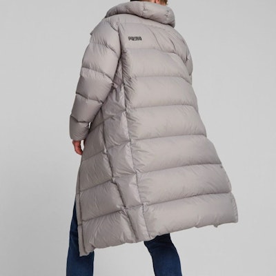 PUMA 灰色防風連帽長版羽絨外套 678345-14 Details for PUMA 灰色防風連帽長版羽絨外套 678345-14