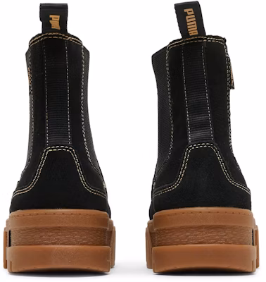(女款)Puma Mayze Chelsea 麂皮「黑橡膠」382829-03 Details for (女款)Puma Mayze Chelsea 麂皮「黑橡膠」382829-03