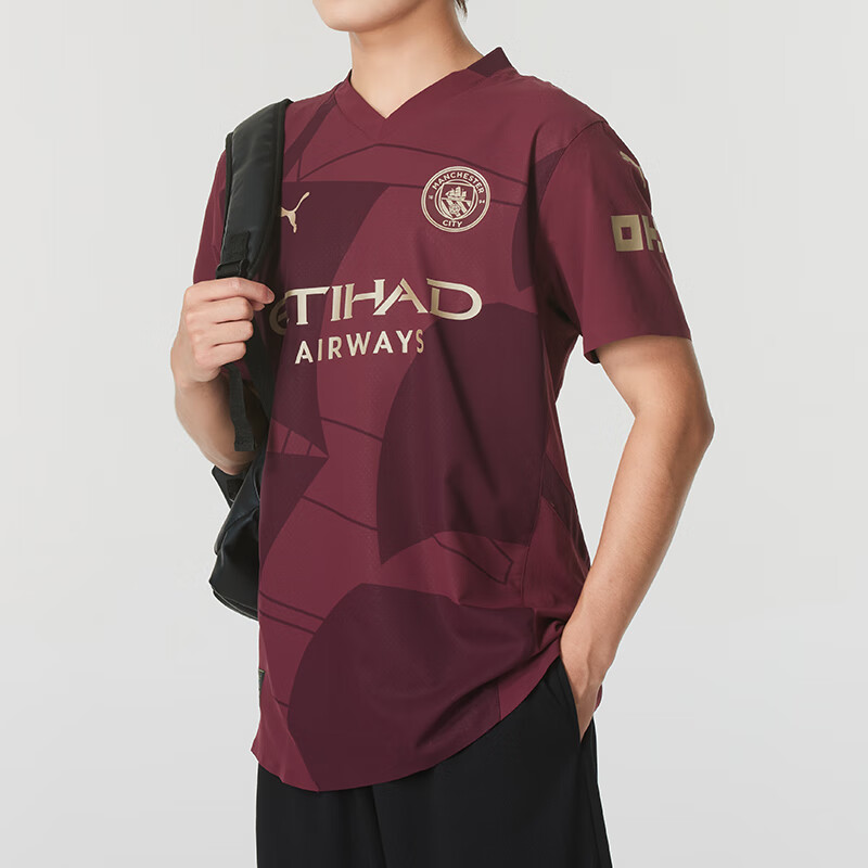 Purchase PUMA Retro Fitness Baju-T Kering Cepat Bernafas Blok-Warna - Merah. 778615-03