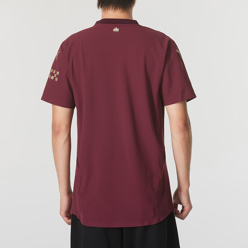 Details for PUMA Retro Fitness Baju-T Kering Cepat Bernafas Blok-Warna - Merah. 778615-03