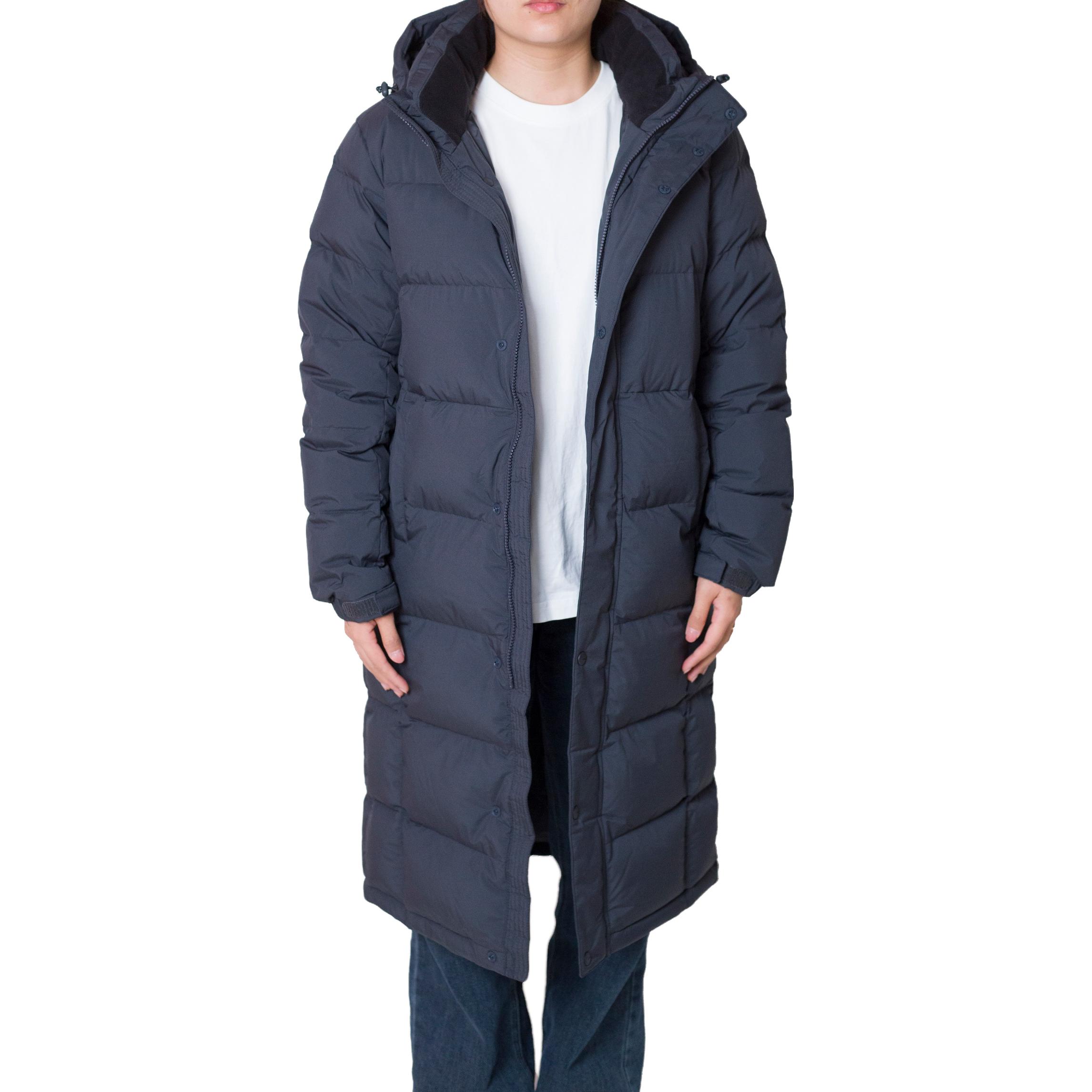 Shop PUMA 純色Logo印花連帽中長版外套. 933541-02