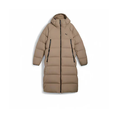 PUMA Sportstyle FW24 WarmCELL Loose Fit Brown Down Jacket with Hood. 684116-67
