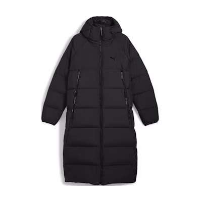 PUMA Sportstyle Solid Color Hooded Long Sleeve Down Jacket Black 684116-01