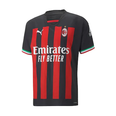 PUMA Striped Retro Football Jersey Tee with Letter Print. 765821-01